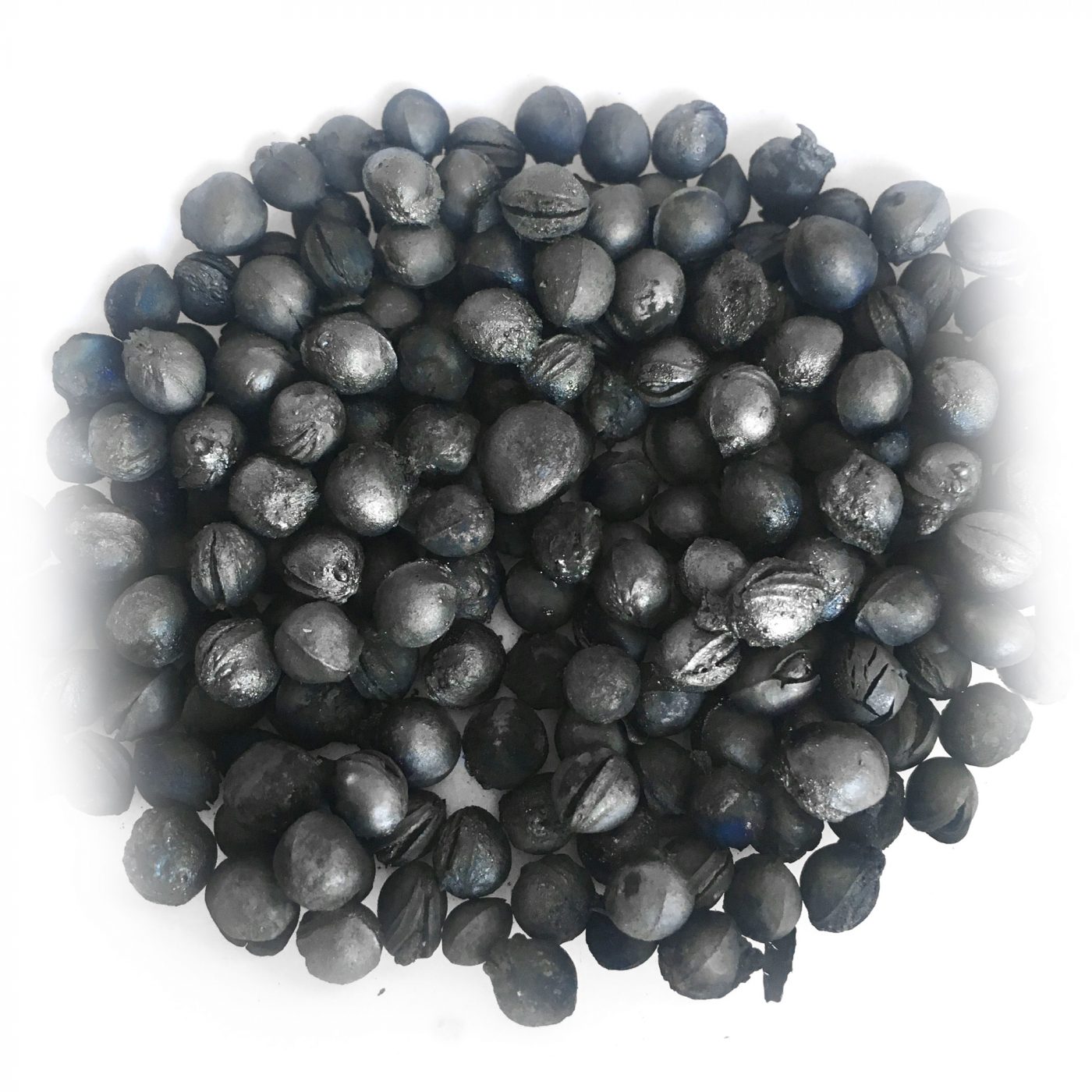 Charred fruit pits and nut shells - Burgundian Black